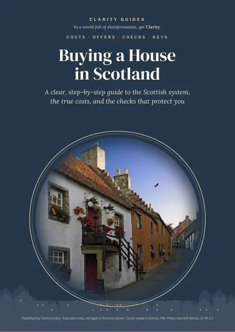 Cover of Buying a House in Scotland: A Clear Guide