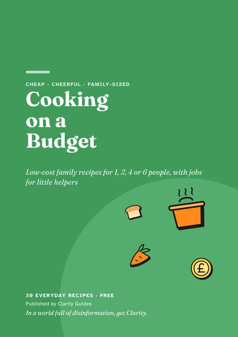 Cover of Cooking on a Budget cookbook