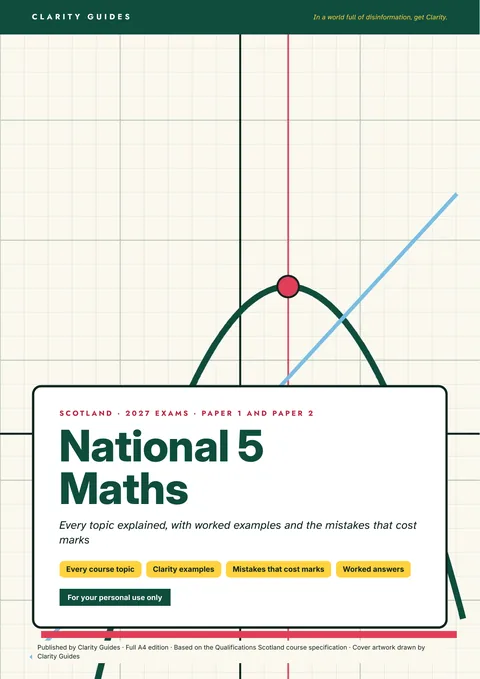 Cover of National 5 Maths