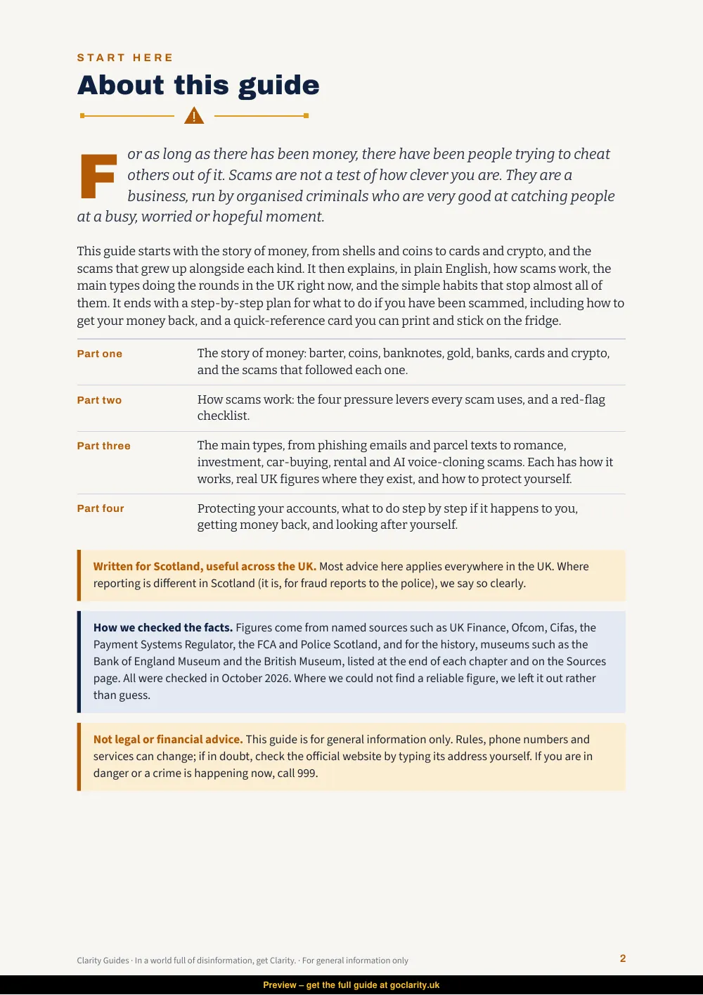 Money: From Shells to Scams, preview page 2