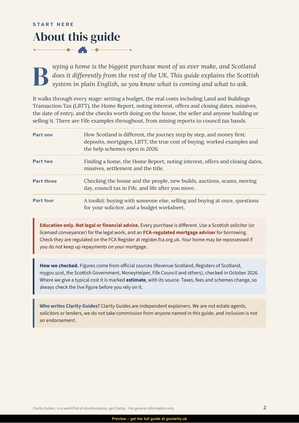 Buying a House in Scotland, preview page 2