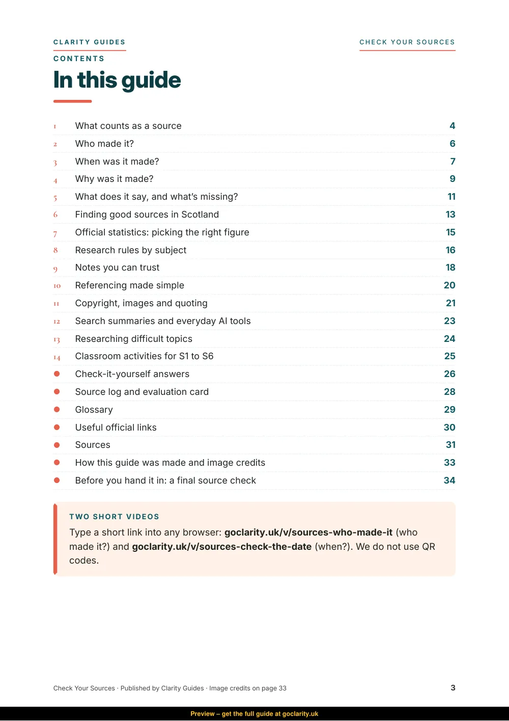 Check Your Sources, preview page 3