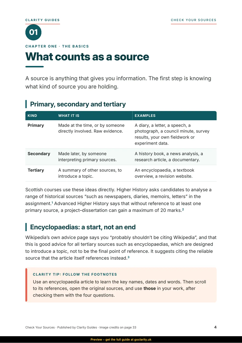 Check Your Sources, preview page 4