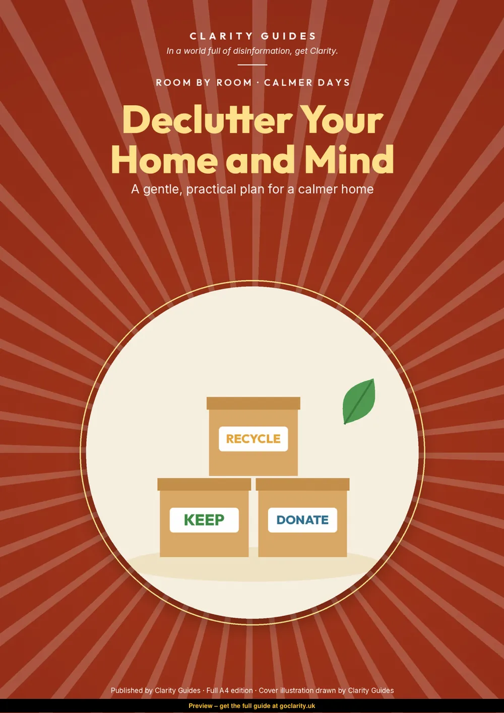 Declutter Your Home and Mind, preview page 1