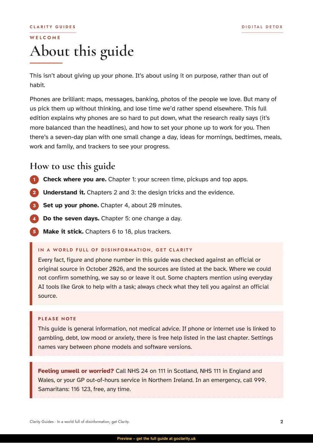 Digital Detox, preview page 2