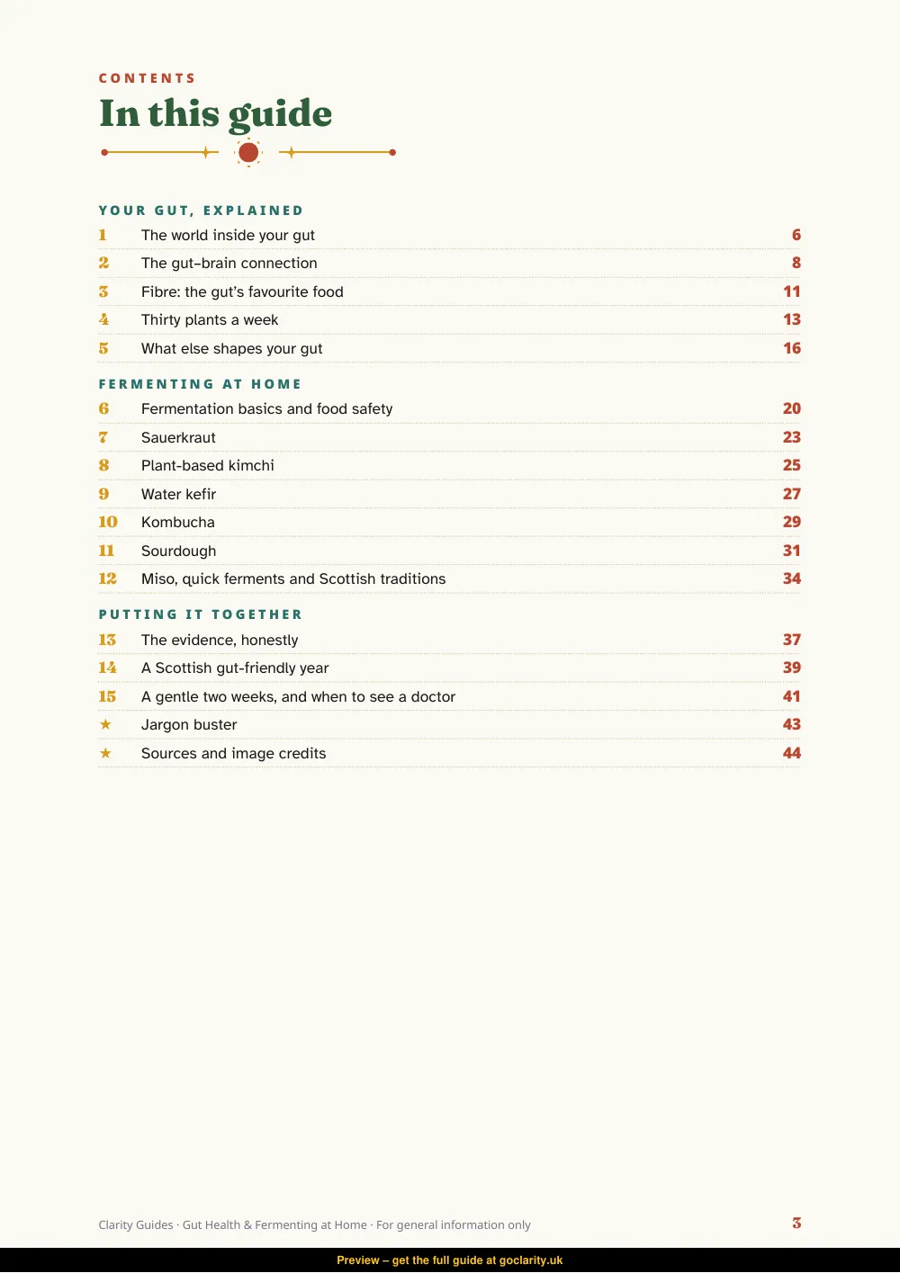Gut Health & Fermenting, preview page 3