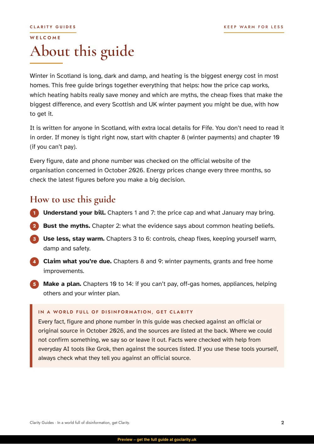 Keep Warm for Less, preview page 2
