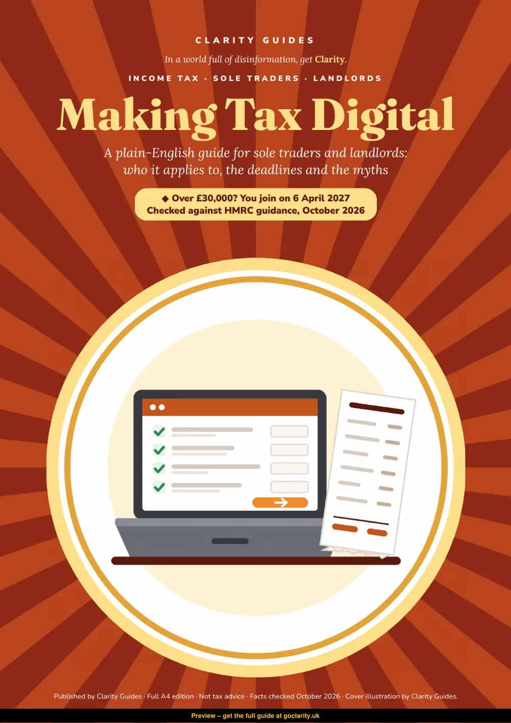 Making Tax Digital, preview page 1