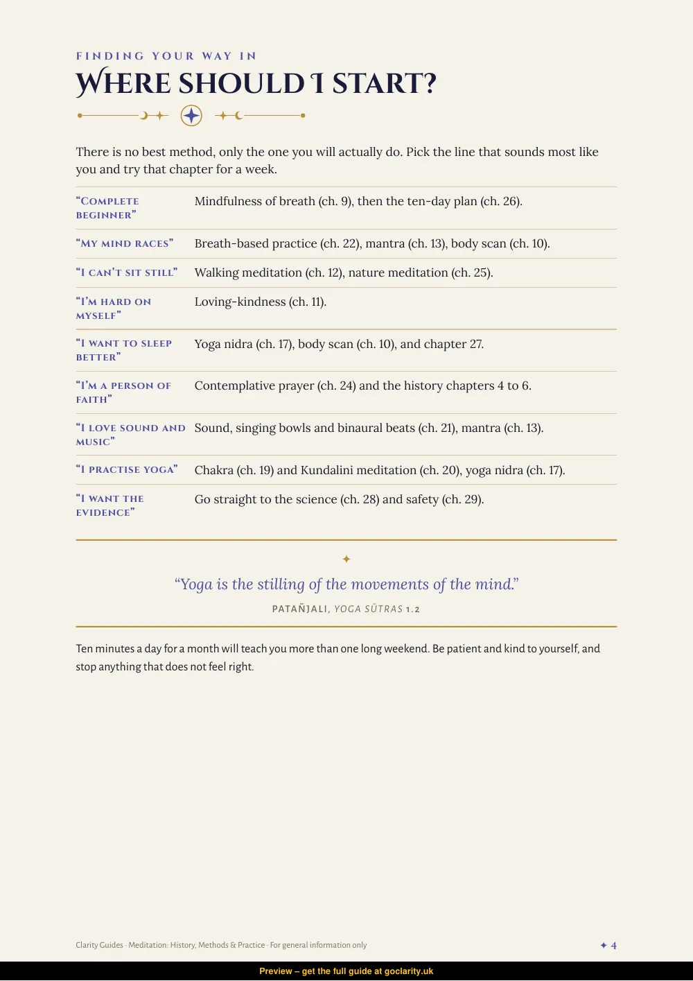 Meditation, preview page 4
