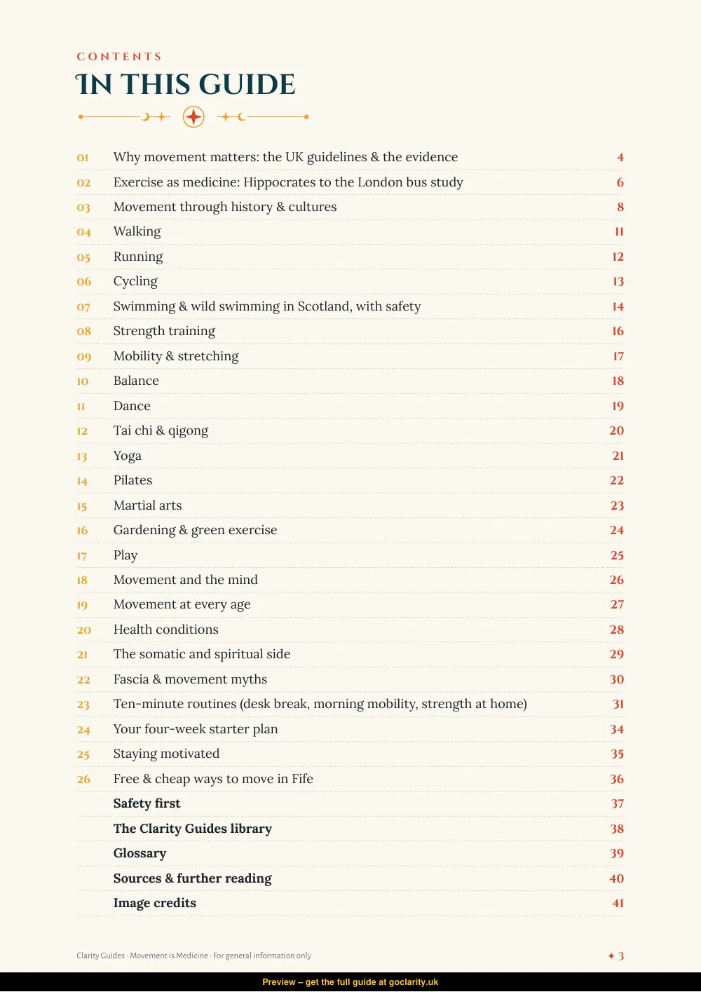 Movement is Medicine, preview page 3