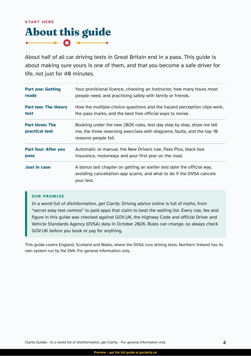 Pass Your Driving Test, preview page 2