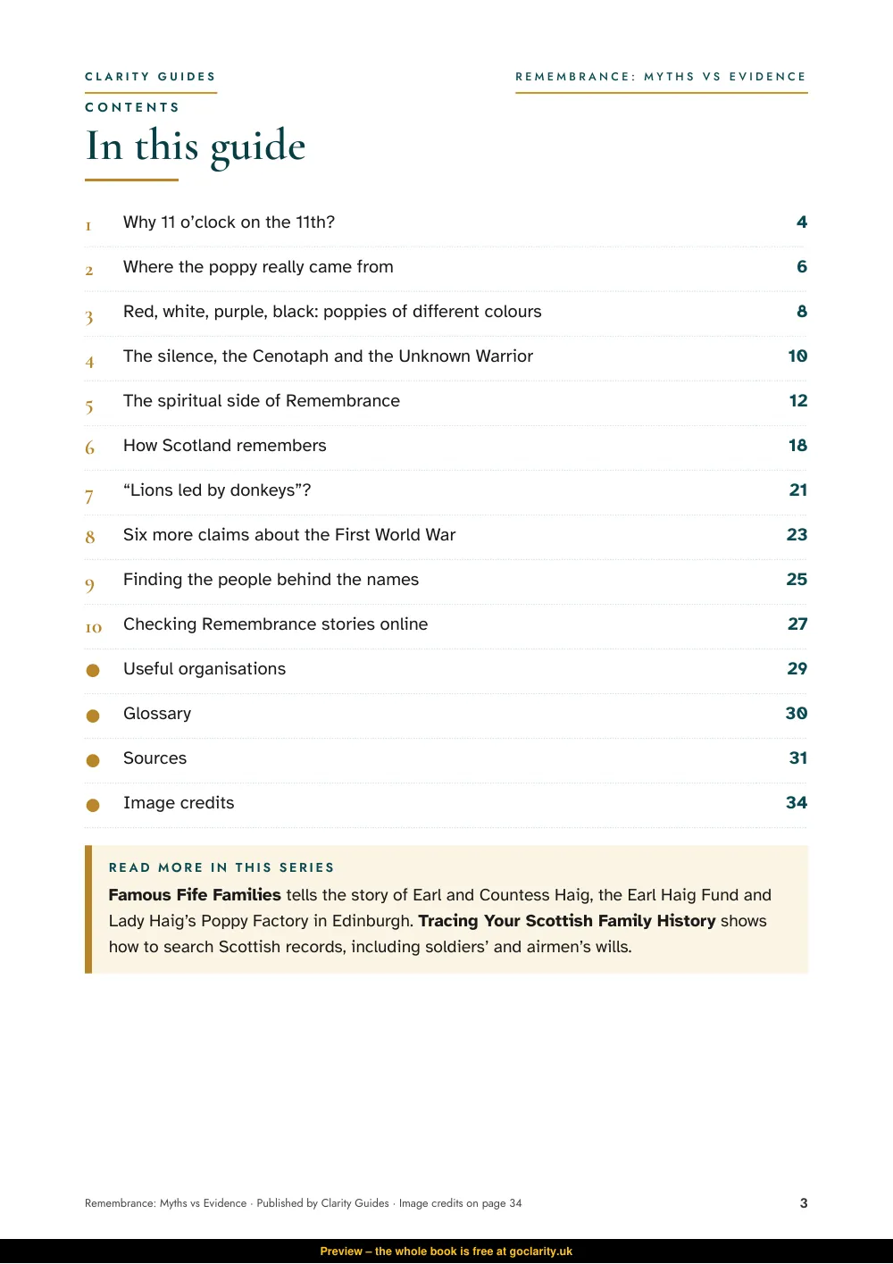 Remembrance Myths, preview page 3