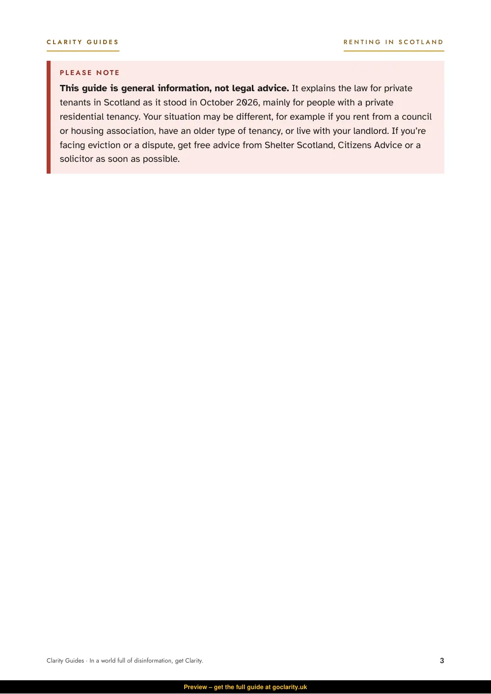 Renting in Scotland, preview page 3
