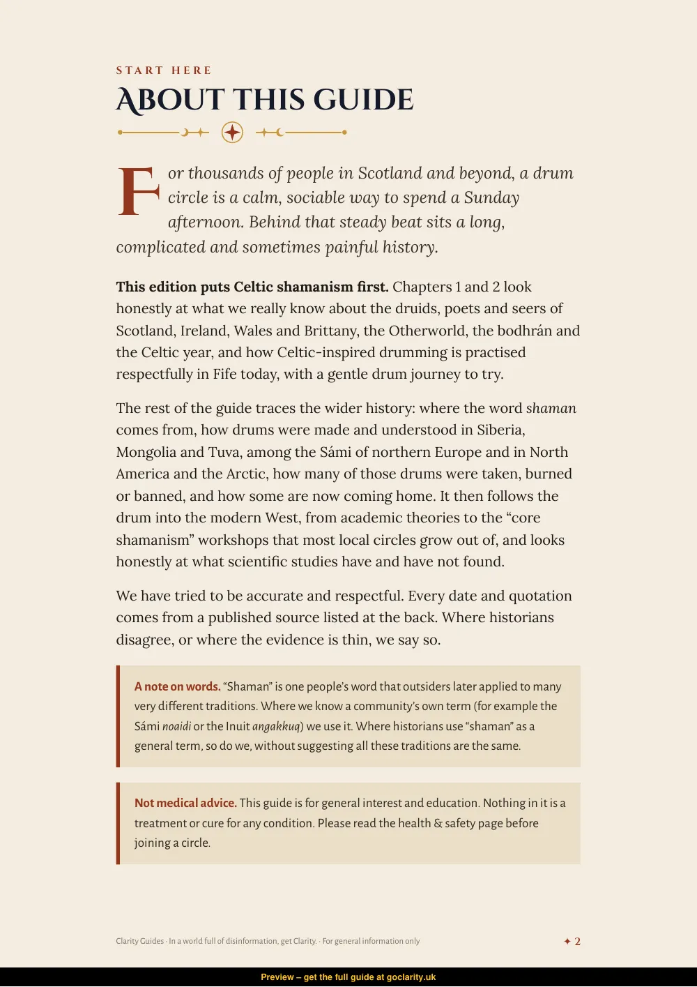 Shamanic Drumming, preview page 2