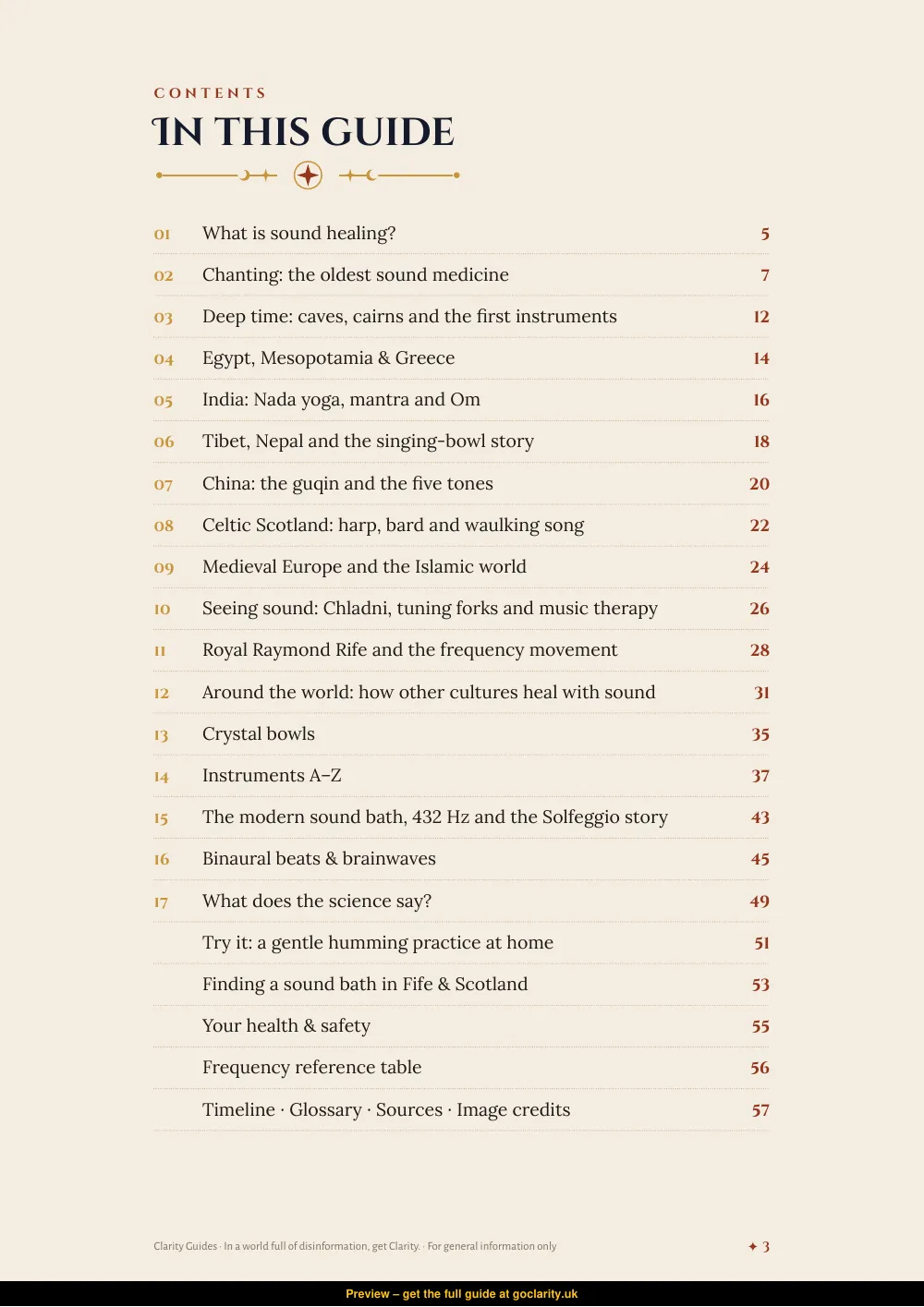 Sound and Wellbeing, preview page 3