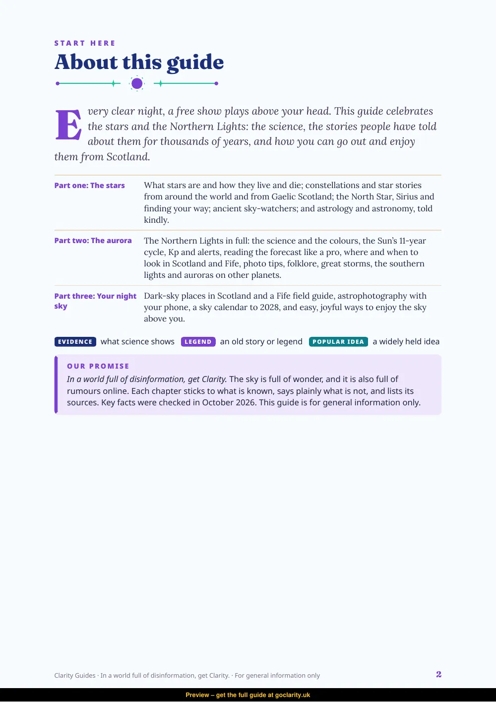 The Stars & the Aurora, preview page 2