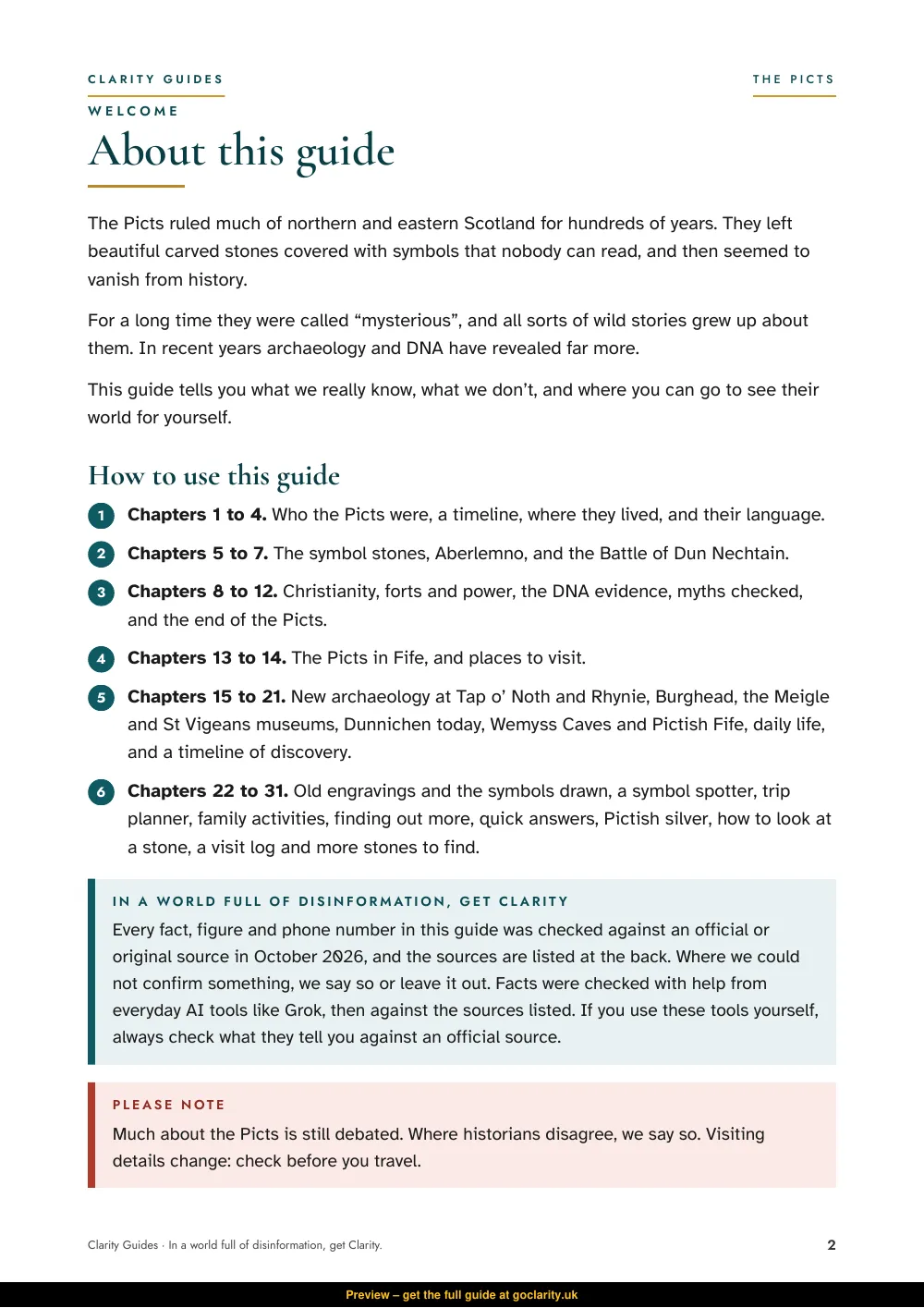 The Picts, preview page 2