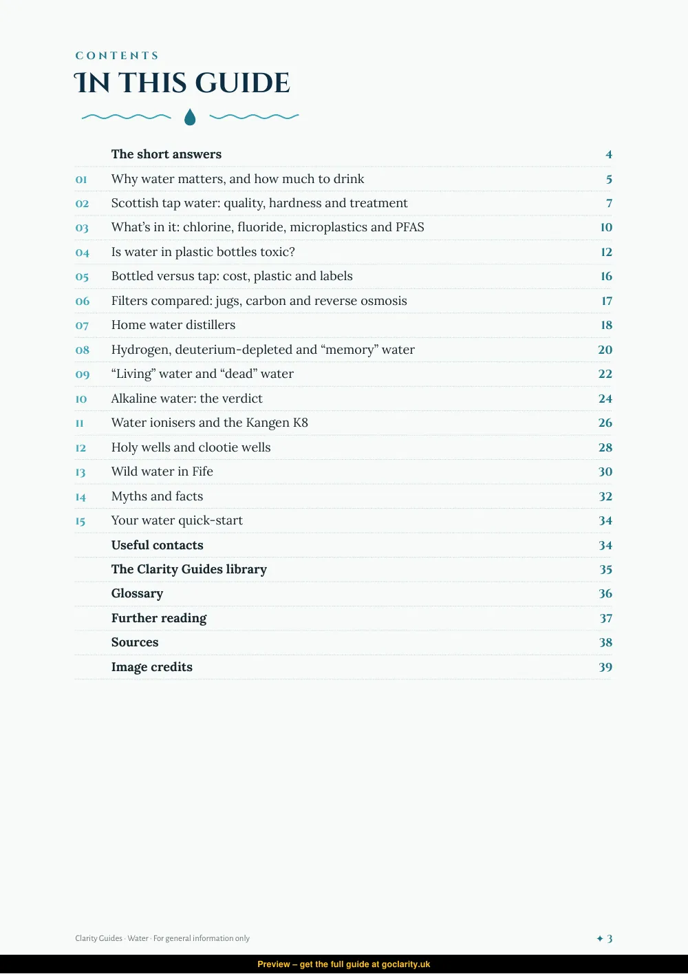 Water, preview page 3