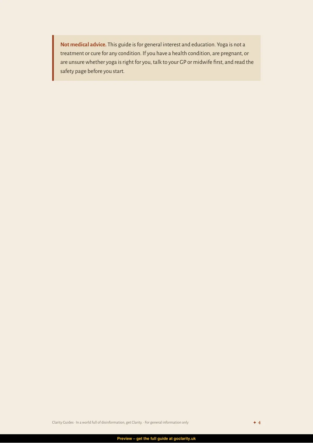 Yoga, preview page 4